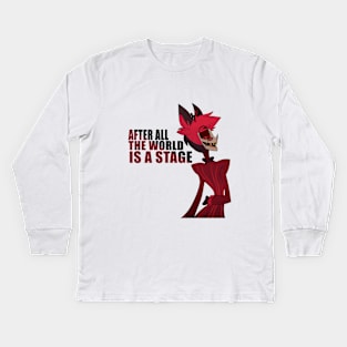 Alastor - Hazbin Hotel Kids Long Sleeve T-Shirt